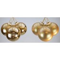 Lot 3 Boules Or Et Neige Ass.