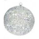 6 Boules Sculptee Argent