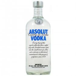 Absolut Blue Vodka 40%V Bouteille 50Cl