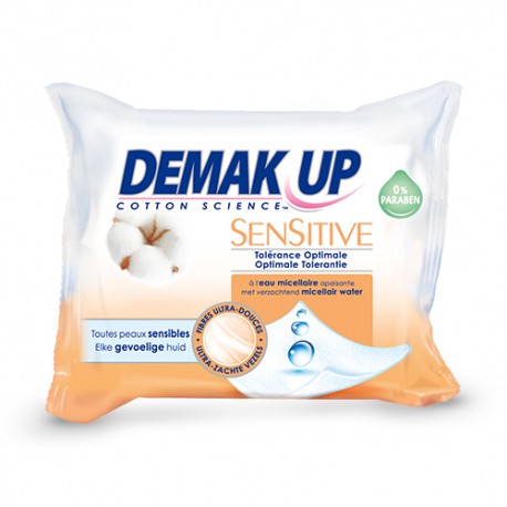 25 Lingettes Peau Seche/Sensible Demakup