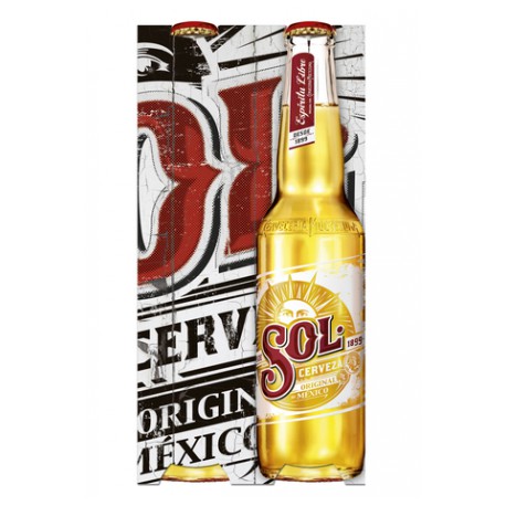 Pack Bouteille 4X33Cl Biere Sol Mexique 4.5°