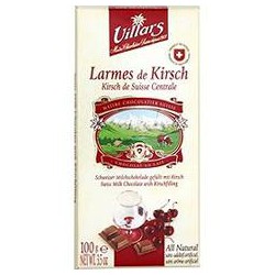 Villars Chocol. Liqueur Kirsch Couverture Lait Tablette 100G