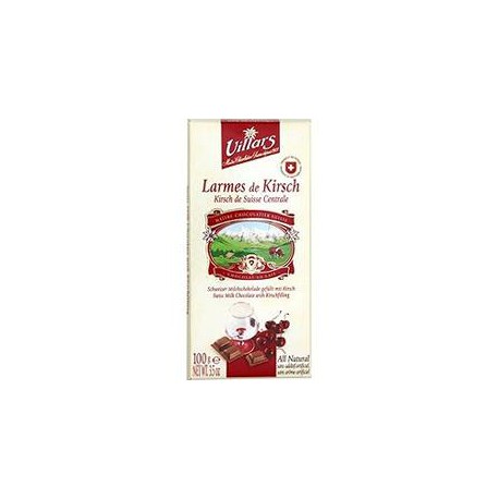 Villars Chocol. Liqueur Kirsch Couverture Lait Tablette 100G