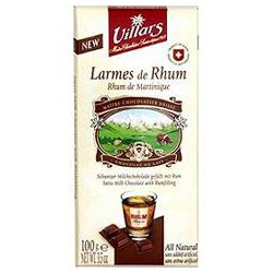100G Tablette Chocolat Liqueur Rhum Lait