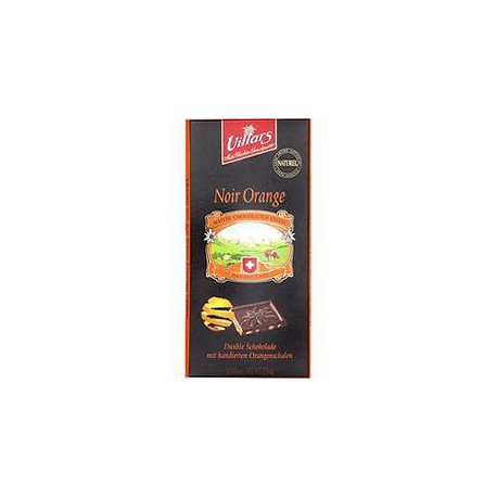 Villars Chocolat Degustation Noir Ecorce D Orange Tab 100G
