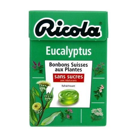70G Bonbon Eucalyptus Sans Sucre Ricola