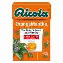 Ricola Bonbons Orange/Menthe Sans Sucre Ricola Bte 50G