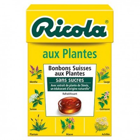 Ricola Ricola Sans Sucre Plantes Boite 50G