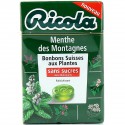 Ricola Bonbons Menthe Des Montagnes Sans Sucre Ricola 50G
