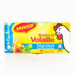12 Tablettes 132G Bouillon De Volaille Degraisse Maggi
