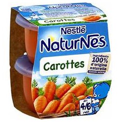 Pack 2X130G Naturnes Carotte Nestle