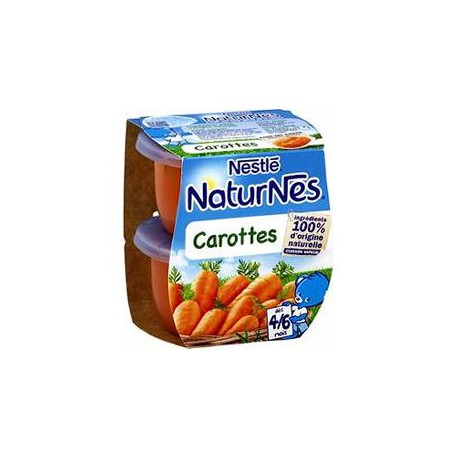 Pack 2X130G Naturnes Carotte Nestle