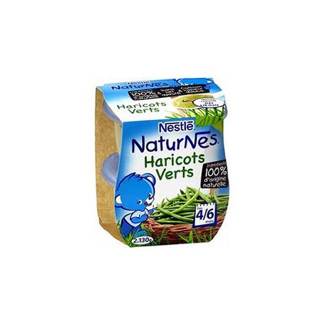 Pack 2X130G Naturnes Haricot Verte Nestle