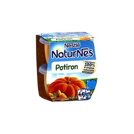 Pack 2X130G Naturnes Potiron Nestle