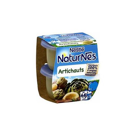 Pack 2X130G Naturnes Artichaut Nestle Nestle