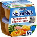 Pack 2X200G Naturnes Haricot Vert/Veau Nestle