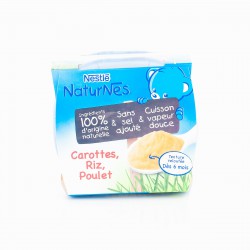 Naturne Riz/Carot/Poulet2X200G
