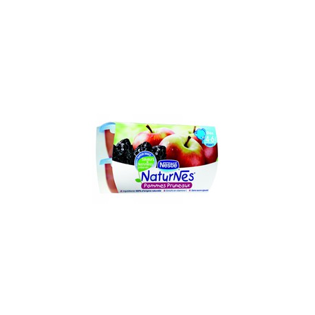 Pack 4X130G Naturne Pomme Pruneau Nestle