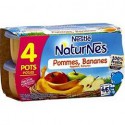 Pack 4X130G Naturnes Pomme/Banane Nestle