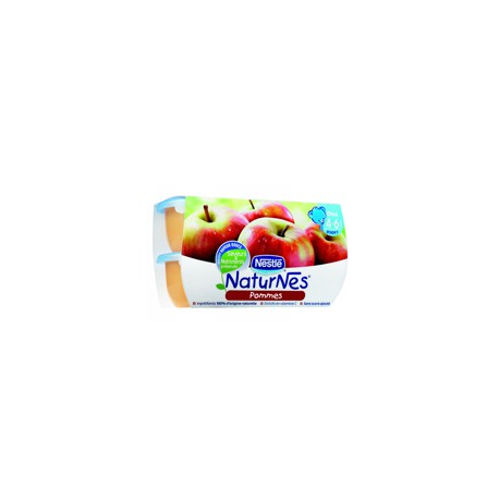 Pack 4X130G Naturnes Pomme Nestle