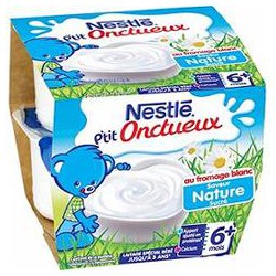 Pack 8X100G P Tit Onctueux Fromage Blanc Nature Nestle