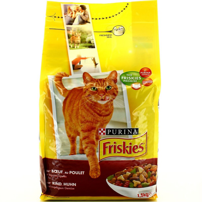 Friskies bœuf, poulet, légumes pour chat