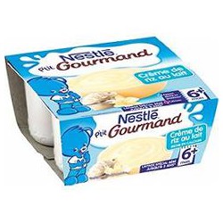 Nestle Crème De Riz Au Lait Infantile P Tit Gourmand Nestlé 4X100G