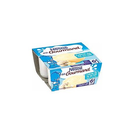 Nestle Crème De Riz Au Lait Infantile P Tit Gourmand Nestlé 4X100G