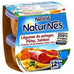 Pack 2X200G Legumes Jambon/Pates Naturnes