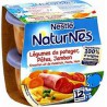 Pack 2X200G Legumes Jambon/Pates Naturnes