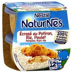 Pack 2X200G Naturne Potiron Poulet Nestle
