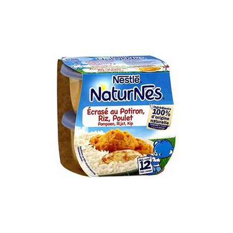 Pack 2X200G Naturne Potiron Poulet Nestle