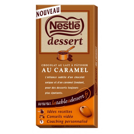 Nestle Chocolat Caramel Nestlé Dessert Tablette 170G
