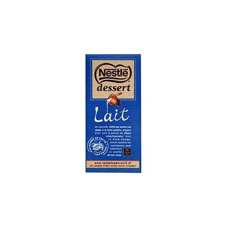 Tablette 170G Chocolat Dessert Au Lait Nestle