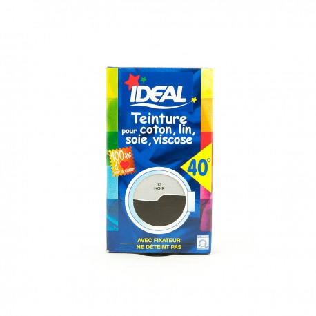 Ideal Teinture Tissus Liquide Noir 40Ml