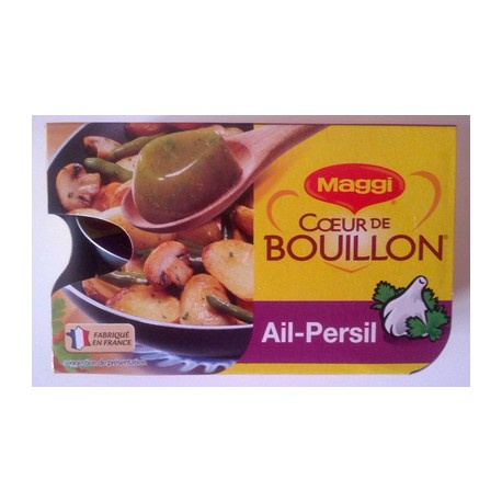 6X144G Coeur De Bouillon Ail Persil Maggi