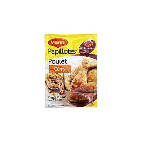 Maggi Papillotes Poulet Au Curry Déshydraté Maggi 30G