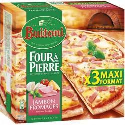 3X350G Pizza Fap Jambon/Fromage Buitoni