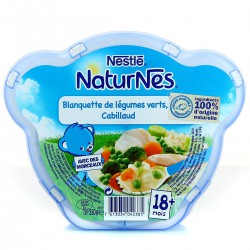 250G Naturnes Blanquette Legumes/Cabillaud Nestle