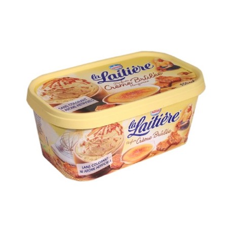 850Ml Glace Creme Brulee La Laitiere