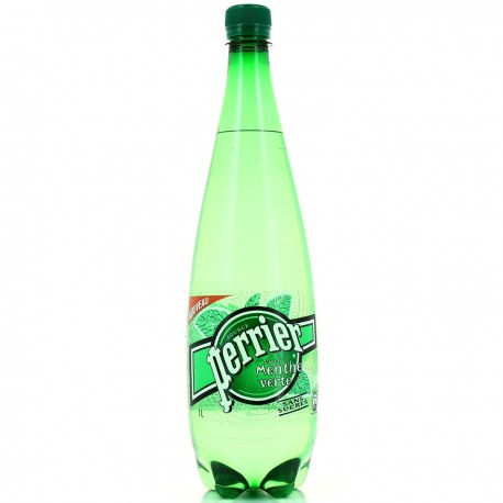 Bouteille Pet 1L Eau Gazeuse Menthe Perrier