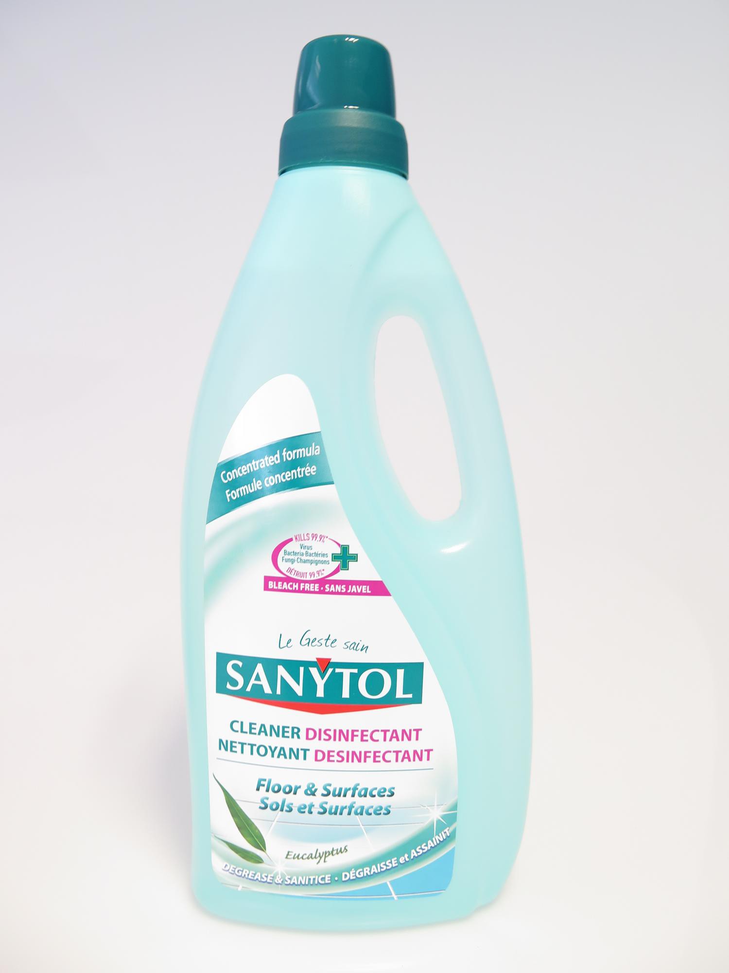 Nettoyant Ménager Désinfectant Sols/Surfaces SANYTOL : la bouteille de 1 l  à Prix Carrefour