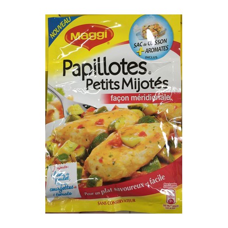38G Papilotte Poulet Mijote Meridionale Maggi