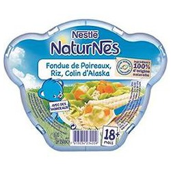 250G Naturnes Poireaux/Riz/Colin Nestle