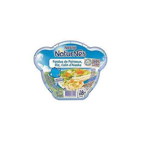 250G Naturnes Poireaux/Riz/Colin Nestle