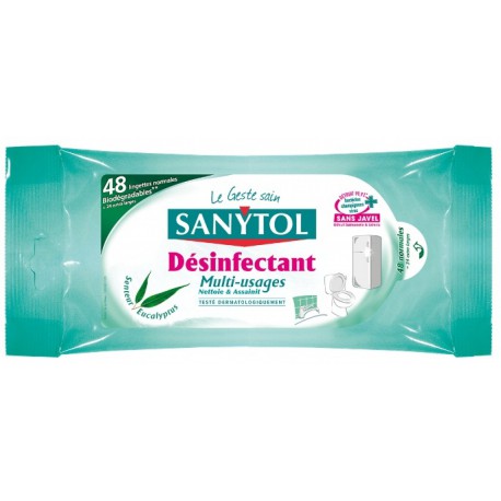 48 Lingettes Multi-Usages Sanytol