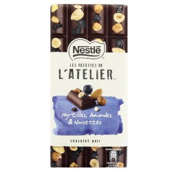 Tablette 195G Chocolat Atelier Noir Myrtille Nestle