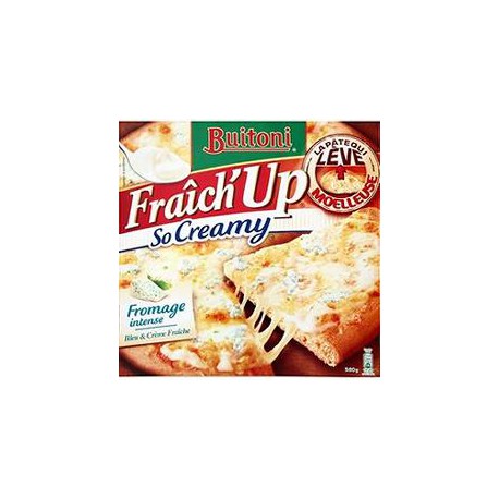 580G Pizza Fraich Up So Creamy Fromage Buitoni
