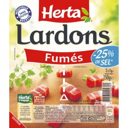 Herta Lardon -25% De Sel Herta 150G