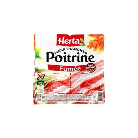 Herta Poitrine Fume Tr X2 200G